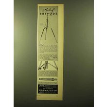 1957 Linhof Deluxe Studio Tripod Ad