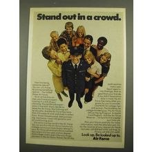 1974 U.S. Air Force Ad - Stand Out in a Crowd