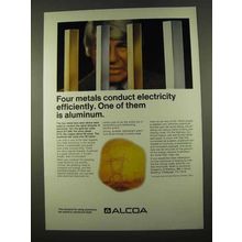 1975 Alcoa Aluminum Ad - Conduct Electricity