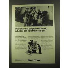 1975 Alcoa Aluminum Ad - Family Outgrown its Home
