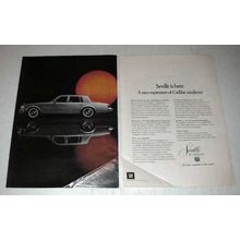 1976 Cadillac Seville Car Ad - Expression of Excellence