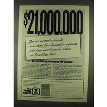 1978 U.S. Postal Service Ad - Join Five Thousand