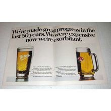 1978 Stella Artois Beer Ad - Now We're Exorbitant