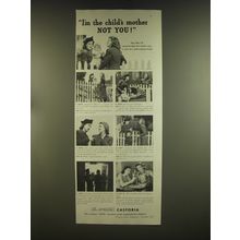 1939 Chas H. Fletcher Castoria Ad - I'm the child's mother not you