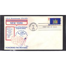 FDC Bazaar 1643 13c New York (Cachet-U/A) CV40213