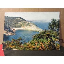FISHCOMBE BEACH, BRIXHAM, DEVON used postcard 1961 pm =
