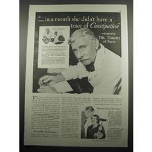 1933 Fleischmann's Yeast Ad - in a month she didn't have a trace