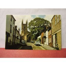 THE CHURCH, LUTTERWORTH, LEICESTERSHIRE used postcard 1978 pm =