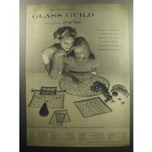1957 Georges Briard Glass Guild Persian Garden Glass Ad - Today's hostess