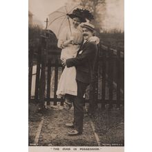 The Man In Possession Rotary Real Photo Romance Real Photo Postcard