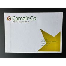 Cameroun 2011 FDC blank First Flight Douala-Paris Camair-Co avion Airplane