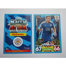 152. Matty James - Leicester City - Match Attax 2017/18 Football Card EF1