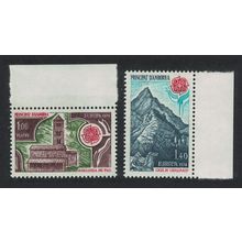 Andorra Fr. Monuments Europa CEPT 2v Margins 1978 MNH SG#F288-F289