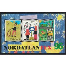Faroe Is. Children's Drawings MS 1996 MNH SG#MS314