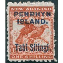Penrhyn Island 1903 1s brown-red SG16 unused