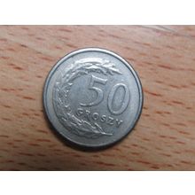 Poland 1992 50 Groszy Coin
