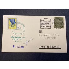 ICOLLECTZONE Germany Rocket Mail 7-31-1960 Cover (A100)