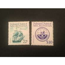 ICOLLECTZONE US Micronesia 34, 39 $10 high value VF NH