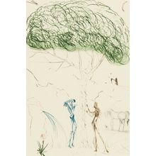 SALVADOR DALÍ Tristan and Iseult Picture 10 Poster Canvas Movie Film Print A0 A1