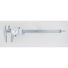 Mitutoyo 505-739 - 8" Dial Calipers .1/Rev .001 Grads ID/OD Carbide