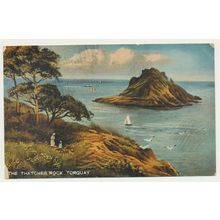 TORQUAY Thatcher Rock early 20th C. Art PC Langsdorf