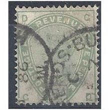 1883 SG193 5d Dull Green Fine Used Check Letters "GD".