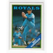 1988 Topps Bret Saberhagen baseball card #540 – Royals