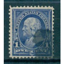 Used 264 1c Benjamin Franklin Fine Plus M02987