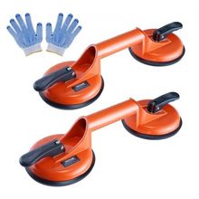 Glass Suction Cup, 4.7" 2 Pack 330 lbs Load Capacity, Vacuum Suction Cup wit...