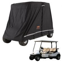 4 Passenger Golf Cart Cover, 600D Polyester Full Cover, Universal Fits for M...
