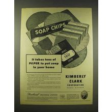 1944 Kimberly-Clark Paper Ad - Put Soap in Your Home