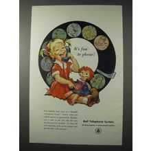 1958 Bell Telephone Ad - It's Fun to Phone!