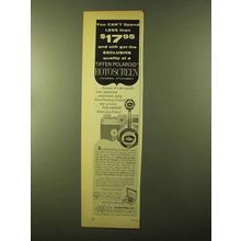 1957 Tiffen Polaroid Rotoscreen Ad - Can't Spend Less