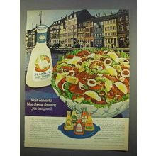 1963 Kraft Roka Blue Cheese Dressing Ad - Wonderful