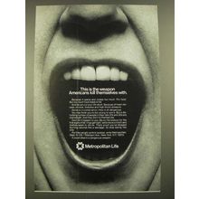 1969 Metropolitan Life Insurance Ad - This is the Weapon