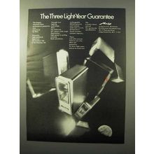 1969 Metz Flashes Ad - Three Light-Year Guarantee