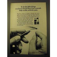 1971 Ben-Gay Lotion Ad - Little Things You Love to Do