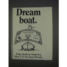 1982 U.S. Savings Bonds Ad - Dream Boat