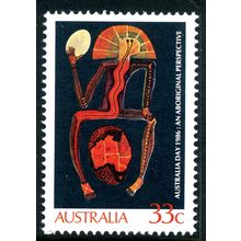 AUSTRALIA 1986 Australia Day - An Aboriginal Perspective, 33c stamp (SG997) MNH