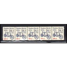 2266 24.1c Tandem Bicycle Very Fine MNH Dry Gum PNC 1/5 X1290