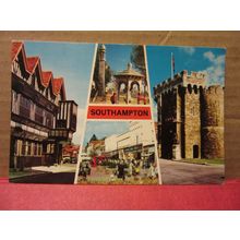 multiview, SOUTHAMPTON. HAMPSHIRE used postcard by Colourmaster =