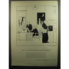 1952 Kimberly-Clark Coated Papers Advertisement - cartoon by Crockett Johnson