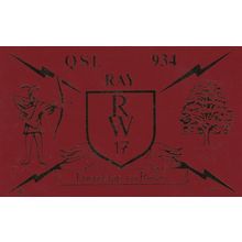 Longold Worksop Nottingham Friendship In Radio QSL Card
