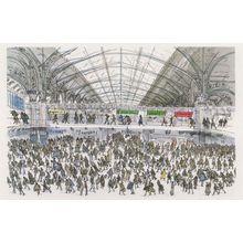Liverpool Street Station Shopping Parade in 2000 Painting Postcard
