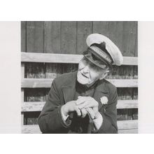Salvation Army Skipper in 1950s Award London Photo Postcard
