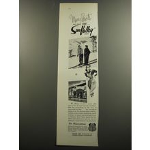 1953 Union Pacific Railroad Ad - Many resorts but only one.. Sun Valley Idaho