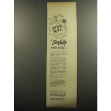 1953 Union Pacific Railroad Ad - Just for the fun of it! Sun Valley Idaho