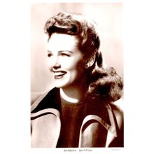 Barbara Britton Picturegoer Magazine Rare Plain Back Photo Postcard
