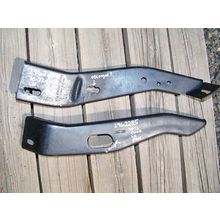 1970 71 72 Plymouth Cuda Barracuda LH Front Bumper Brackets OEM 2962281 2962285