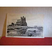 the ABBEY, WHITBY, Yorkshire unused vintage postcard RP by Photochrom =